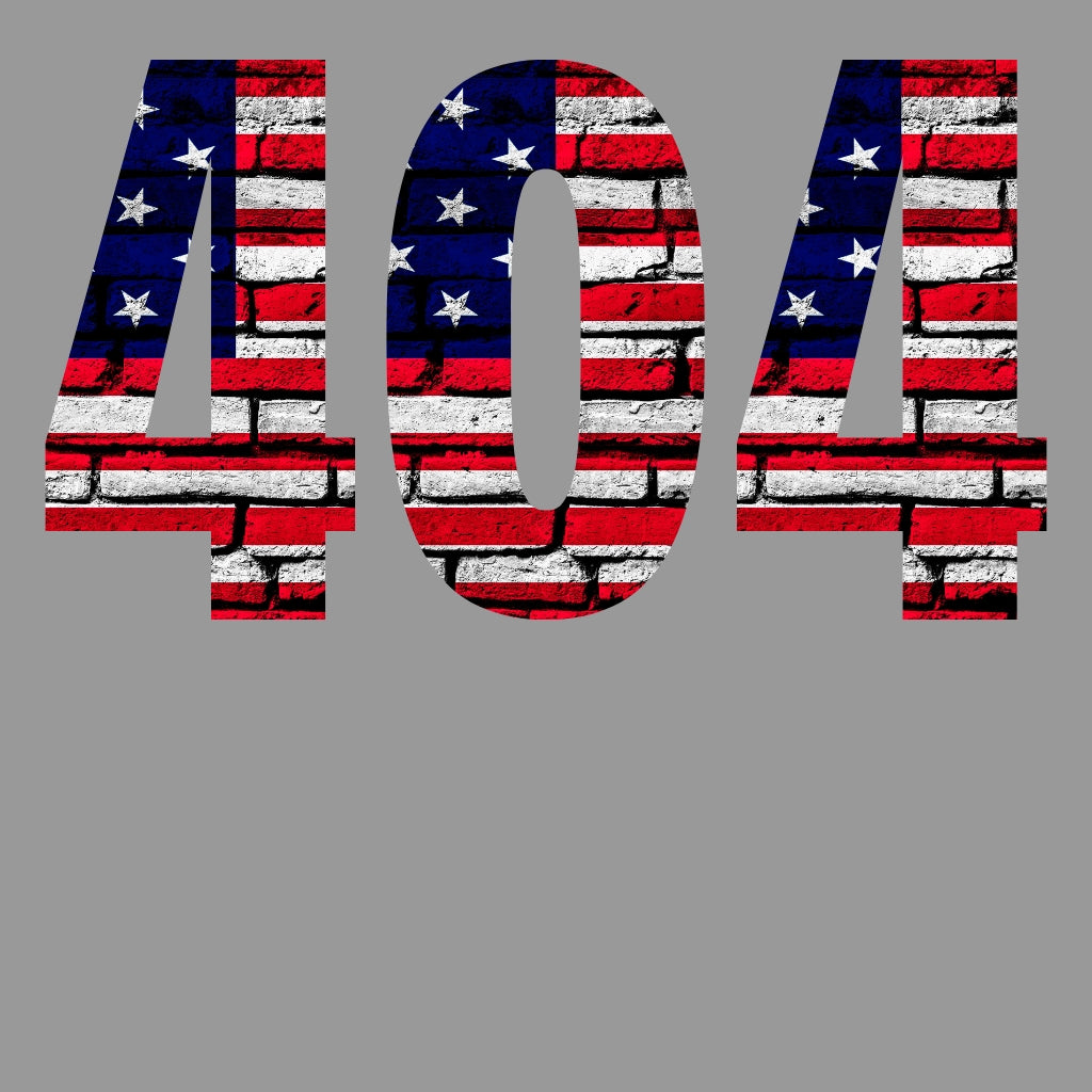 Atlanta 404 US Flag Bricky Numbers Premium Unisex T-shirt