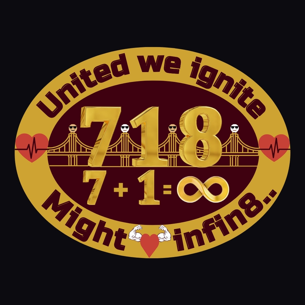 Brooklyn: "718 Synergy" Premium Unisex T-shirt