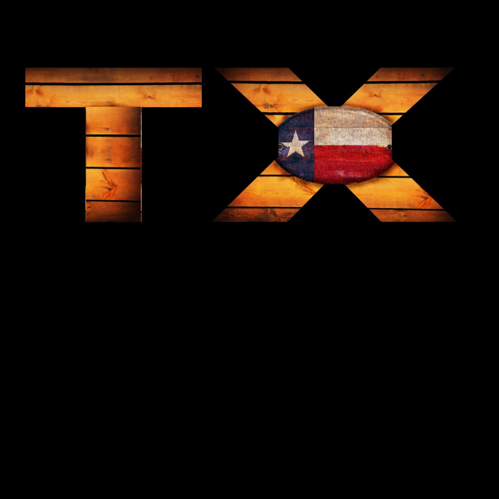 Texas Vintage Wooden Font Premium Unisex T-shirt