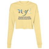 NYC Skybound Ladies Cropped Sweatshirt