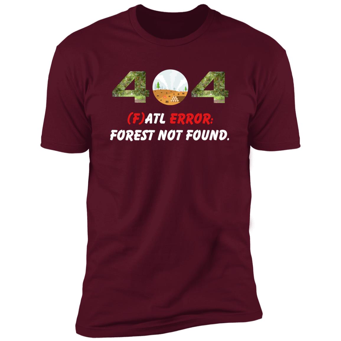 Atlanta 404 Error Urban Tree Loss Premium Unisex T-shirt