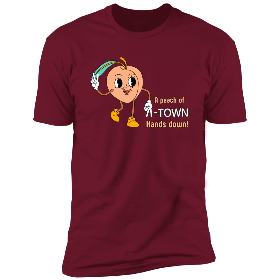 Atlanta: "A Peach of A Town" Premium Unisex T-shirt