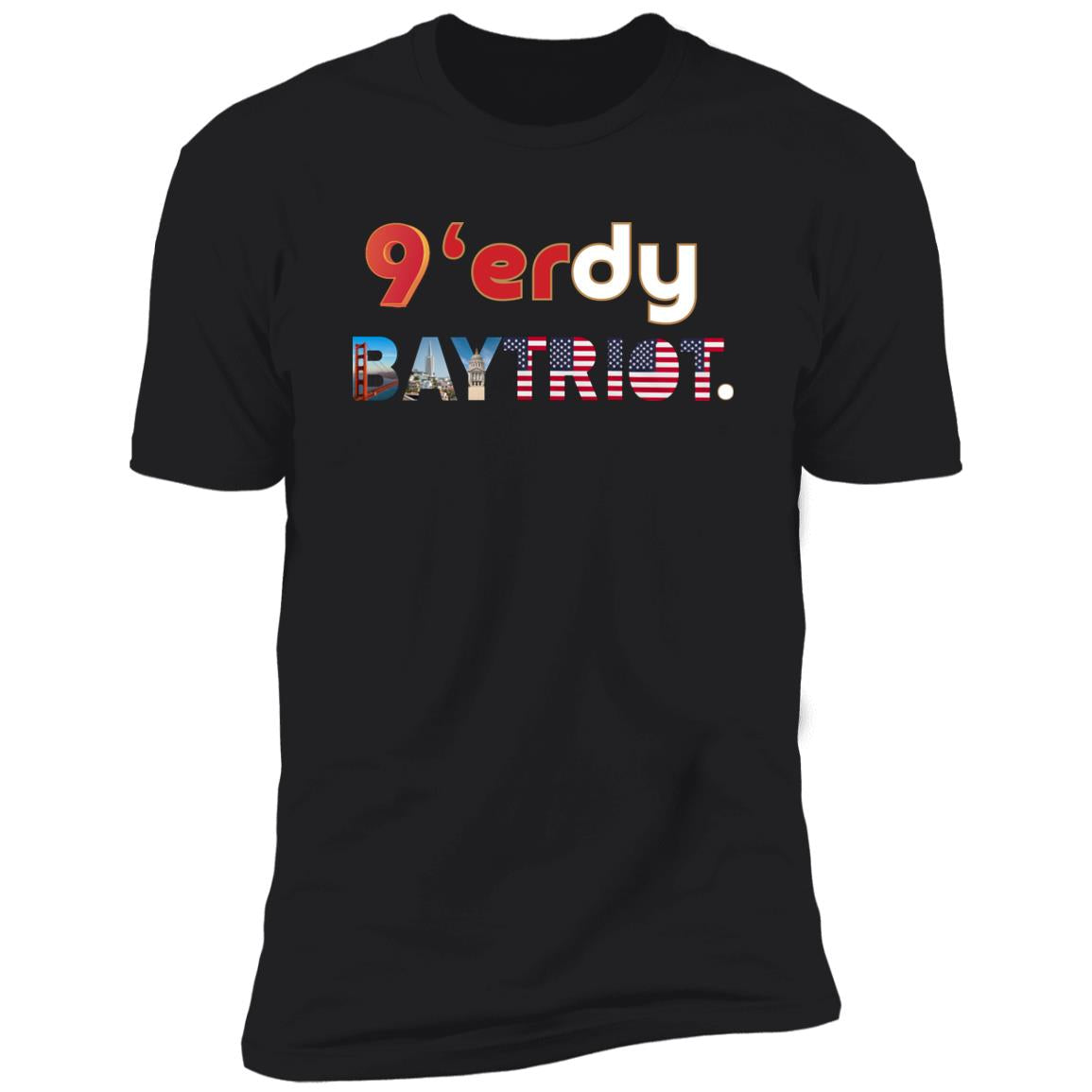 San Francisco 49'ers Nerdy Baytriot Premium Unisex T-shirt