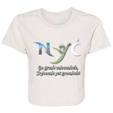 NYC Skybound Ladies Flowy Cropped Tee