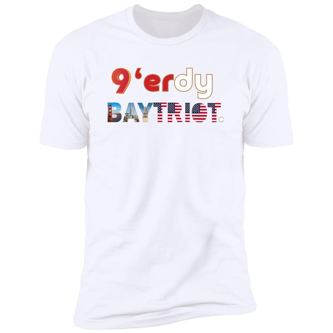 San Francisco 49'ers Nerdy Baytriot Premium Unisex T-shirt