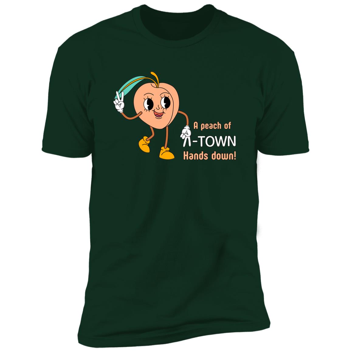 Atlanta: "A Peach of A Town" Premium Unisex T-shirt