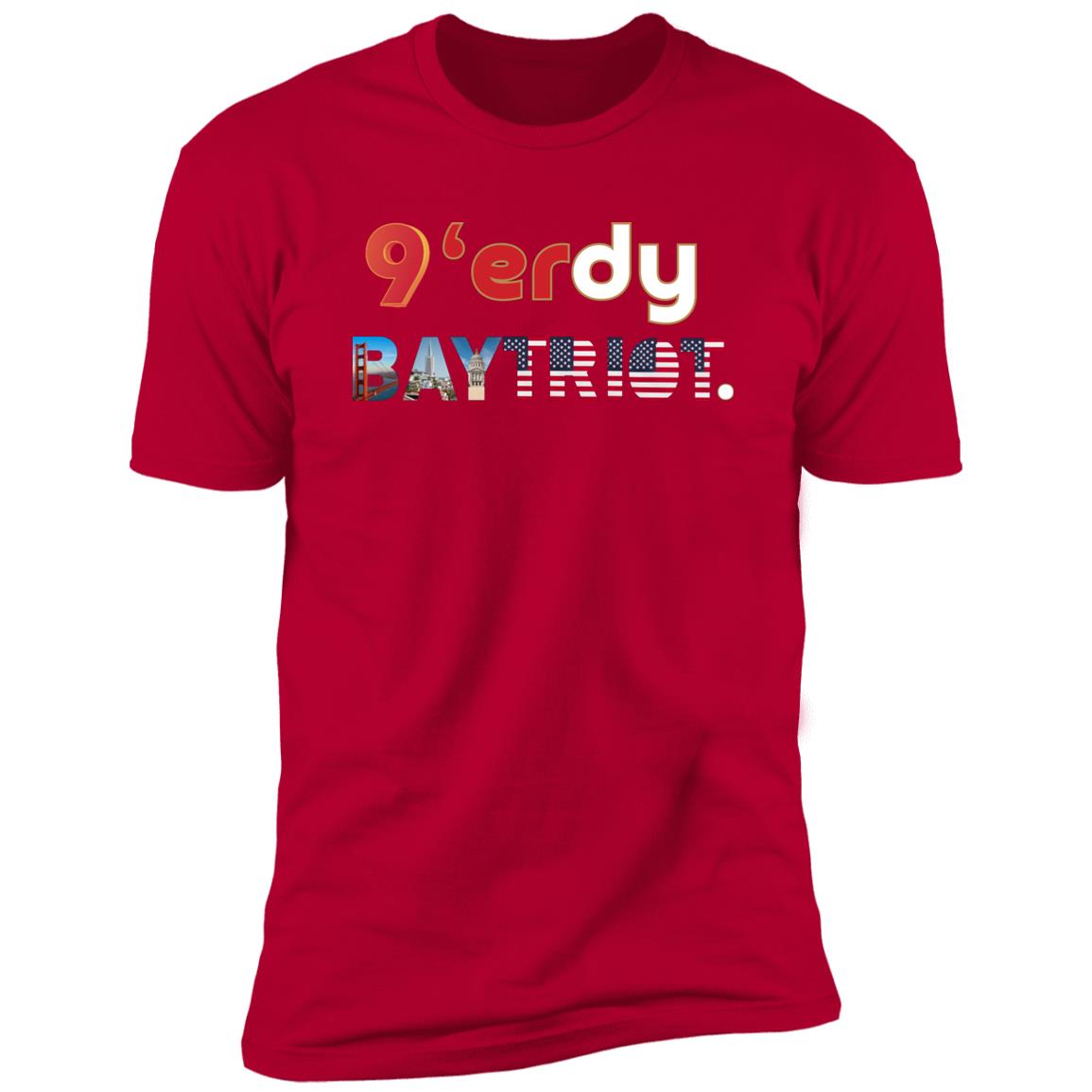 San Francisco 49'ers Nerdy Baytriot Premium Unisex T-shirt