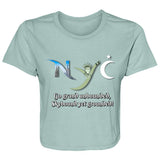 NYC Skybound Ladies Flowy Cropped Tee