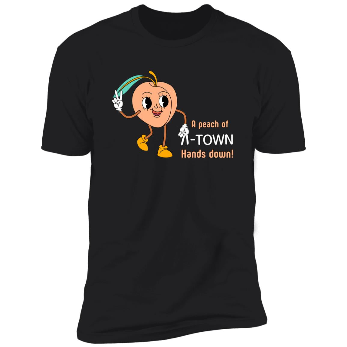 Atlanta: "A Peach of A Town" Premium Unisex T-shirt