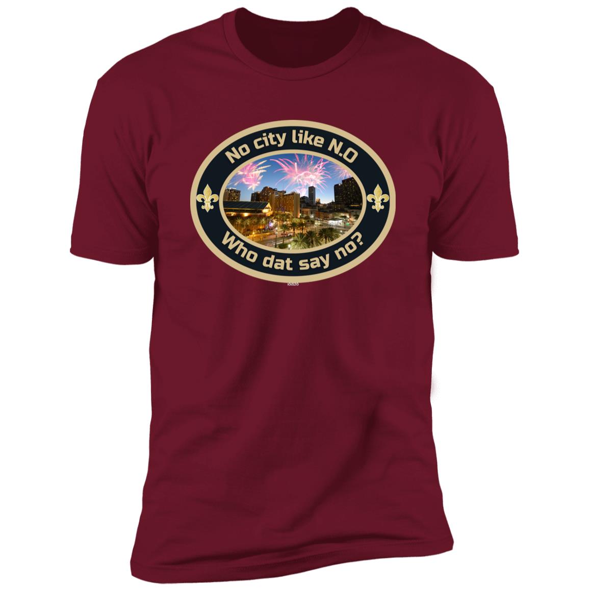 New Orleans "No City Like N.O" Premium Unisex T-shirt