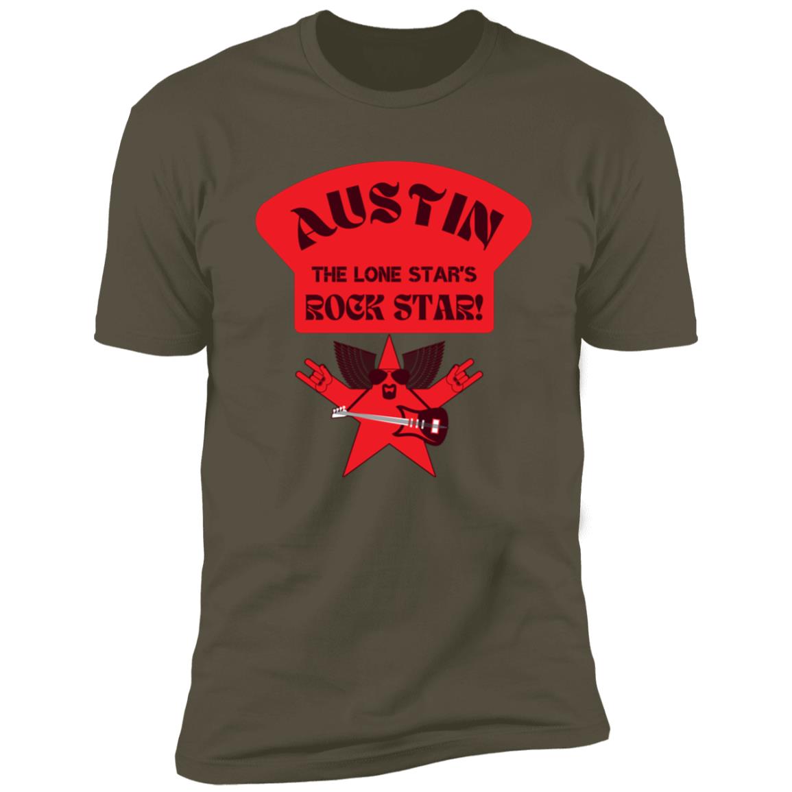 Austin "Rock Star" (2) Premium Unisex T-shirt