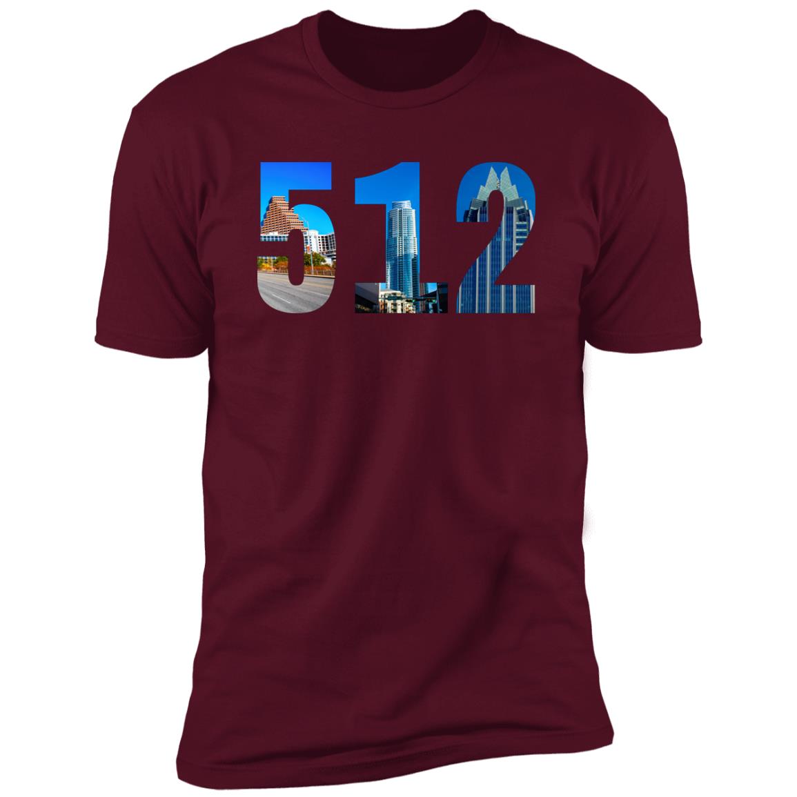 Austin 512 Skyline Premium Unisex T-shirt