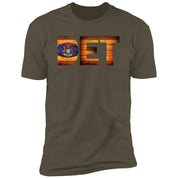 Detroit Vintage Wood Font Premium Unisex T-shirt