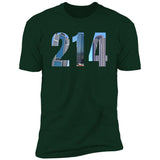 Dallas 214 Landmarks Premium Unisex T-shirt
