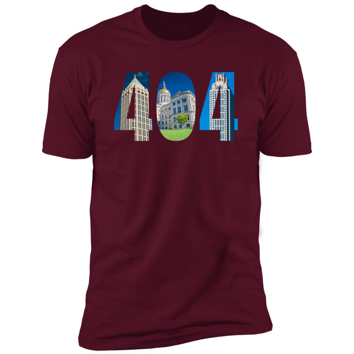 Atlanta 404 Landmarks Premium Unisex T-shirt