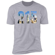 Philly  215 Landmarks Premium Unisex T-shirt
