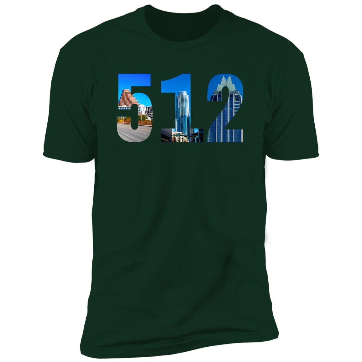 Austin 512 Skyline Premium Unisex T-shirt