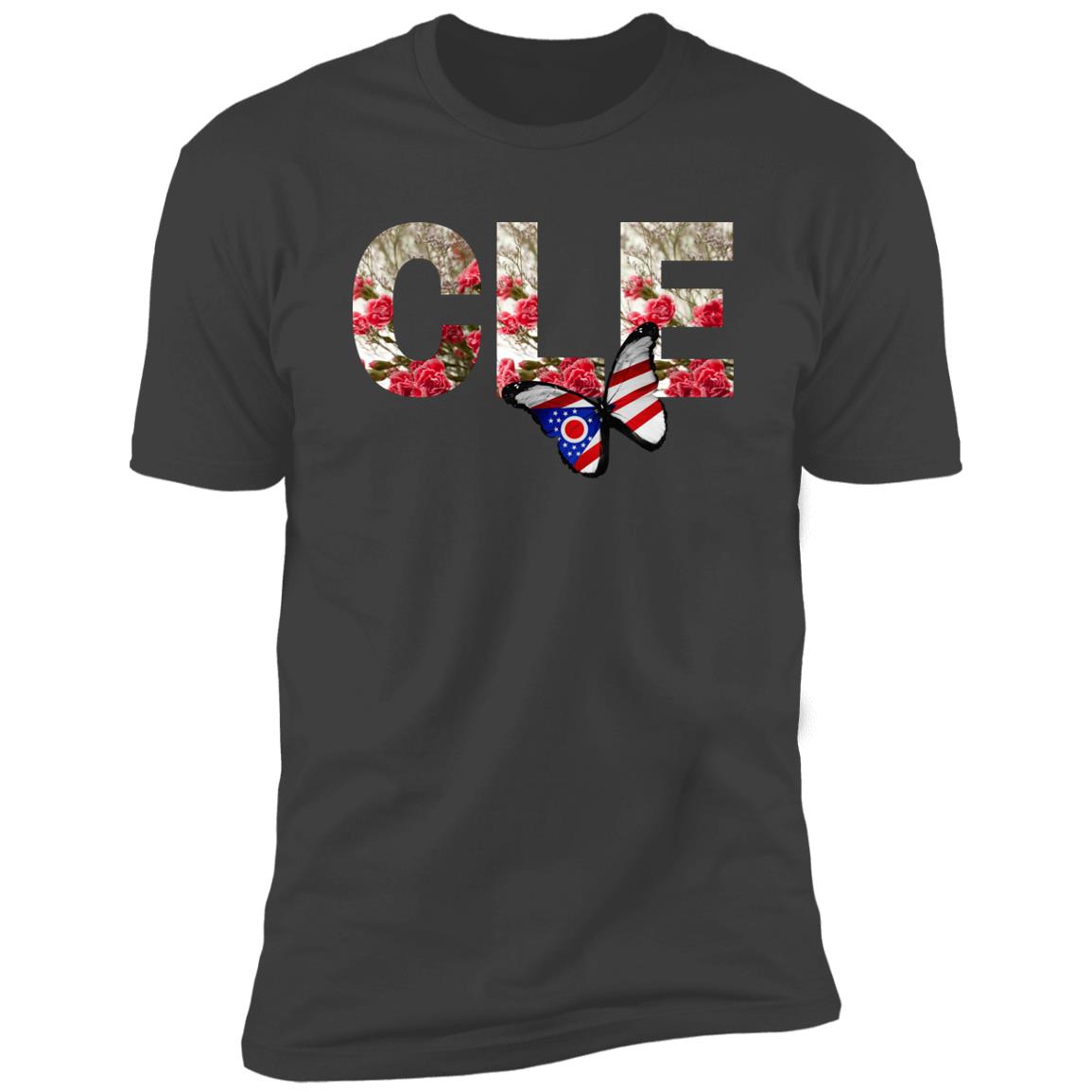 Cleveland "Red Carnation Font" Premium Unisex T-shirt