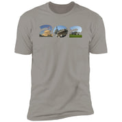 Washington DC 202 Landmarks Premium Unisex T-shirt