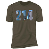 Dallas 214 Landmarks Premium Unisex T-shirt
