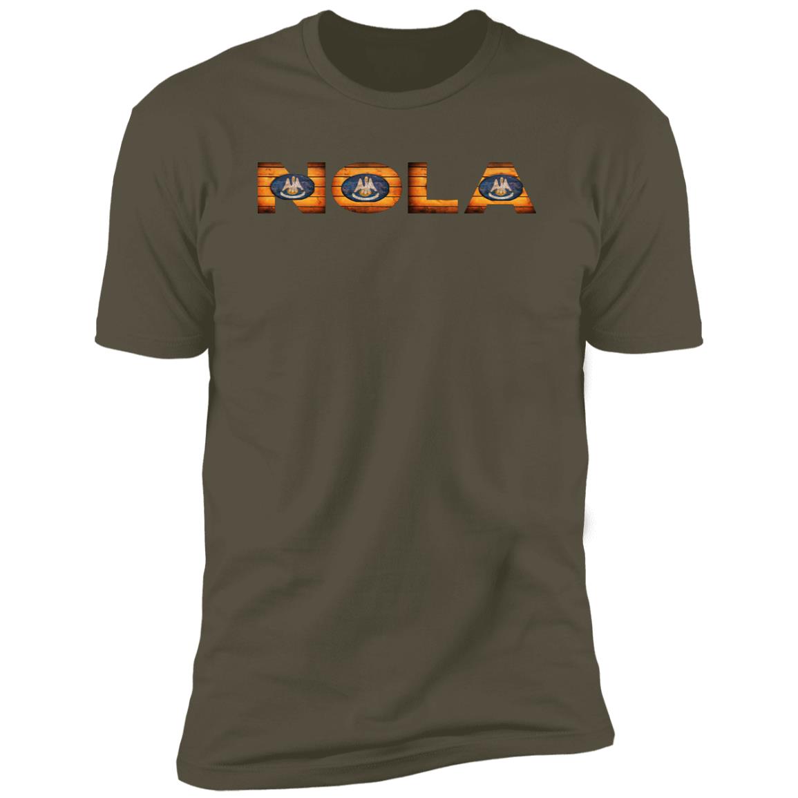New Orleans Vintage Wooden Font Premium Unisex T-shirt