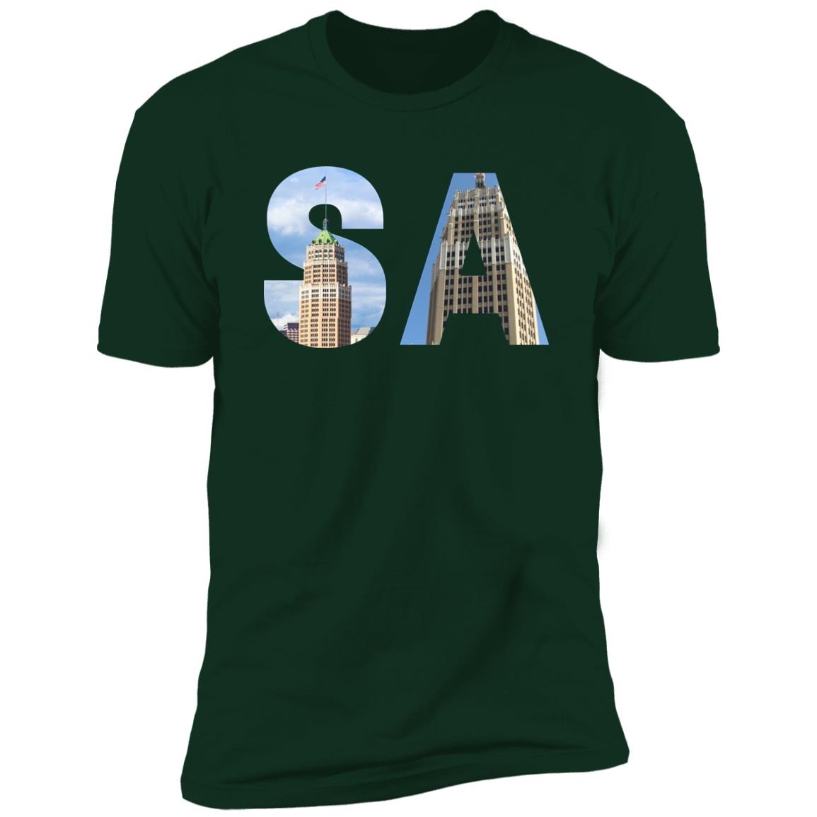 San Antonio Landmarks Premium Unisex T-shirt