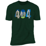 Atlanta 404 Landmarks Premium Unisex T-shirt