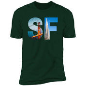 San Francisco Landmarks Premium Unisex T-shirt