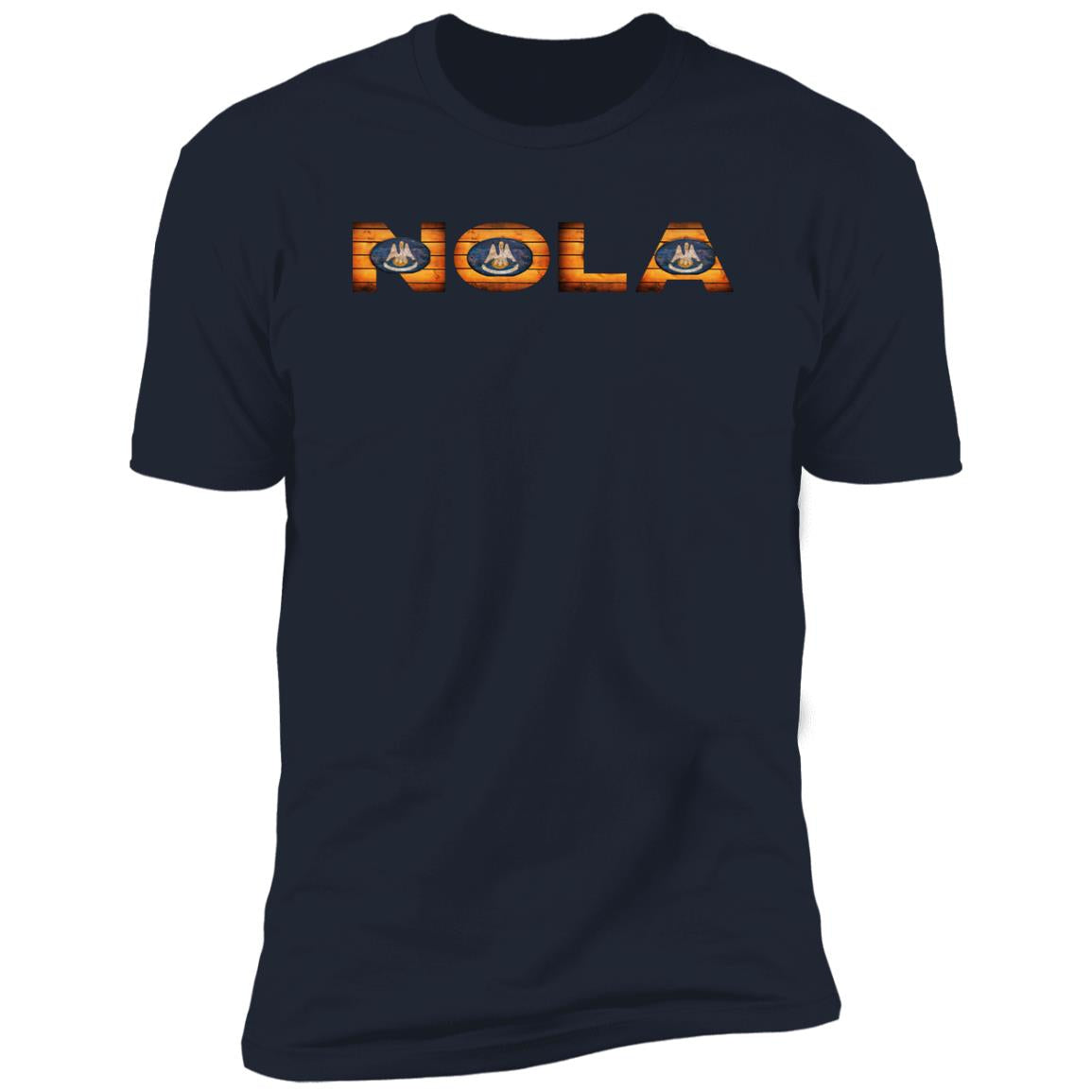 New Orleans Vintage Wooden Font Premium Unisex T-shirt