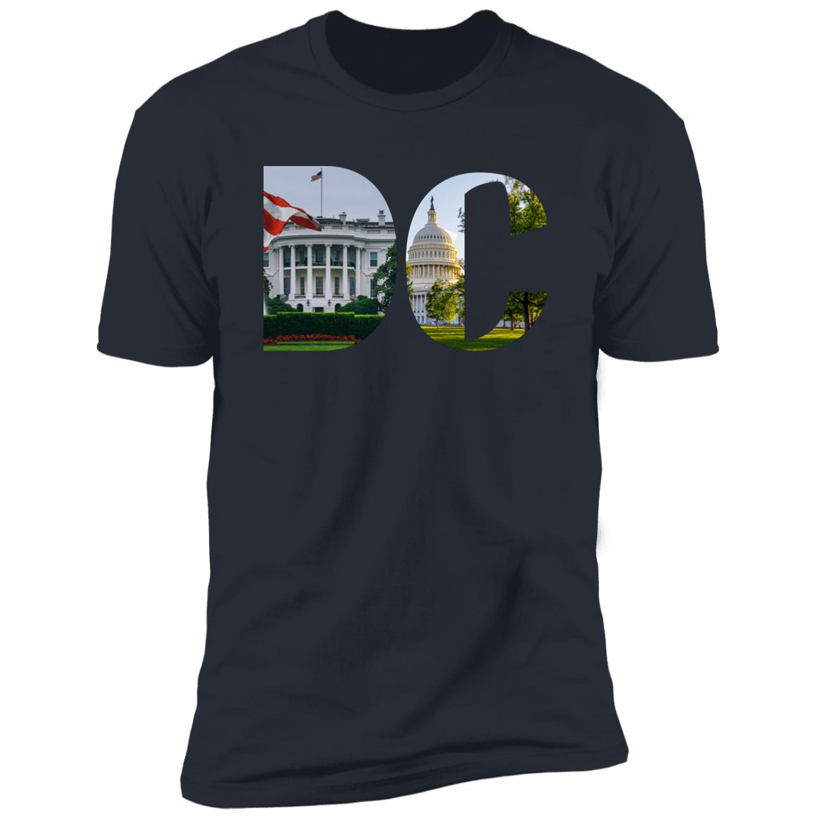 Washington DC Landmarks Premium Unisex T-shirt