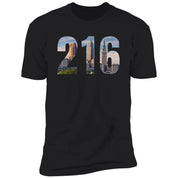 Cleveland 216 Skyline Premium Unisex T-shirt