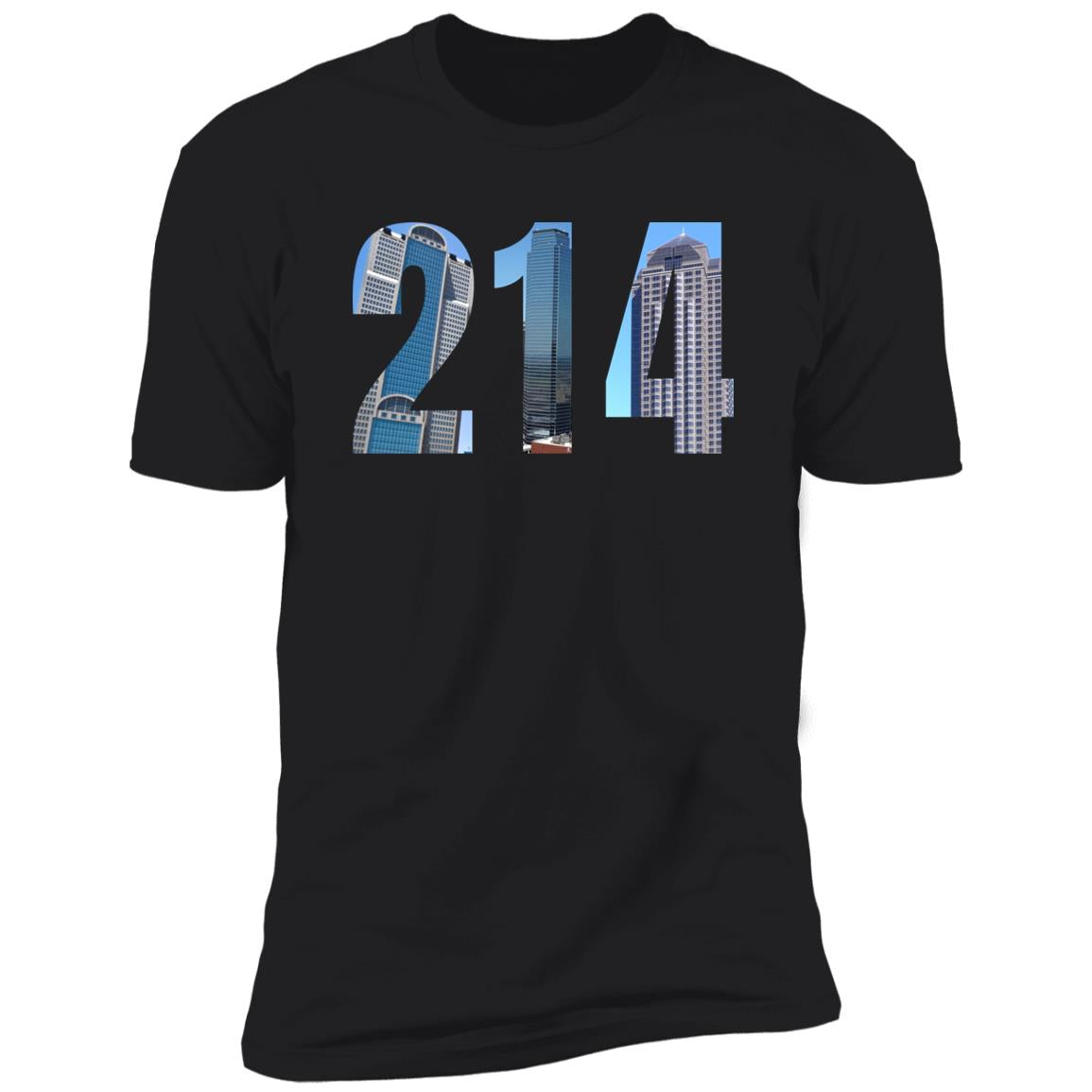 Dallas 214 Landmarks Premium Unisex T-shirt