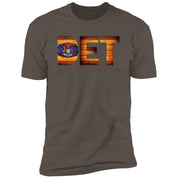 Detroit Vintage Wood Font Premium Unisex T-shirt