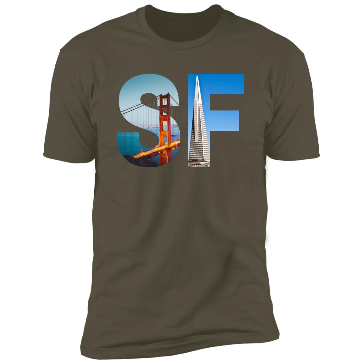 San Francisco Landmarks Premium Unisex T-shirt