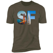 San Francisco Landmarks Premium Unisex T-shirt