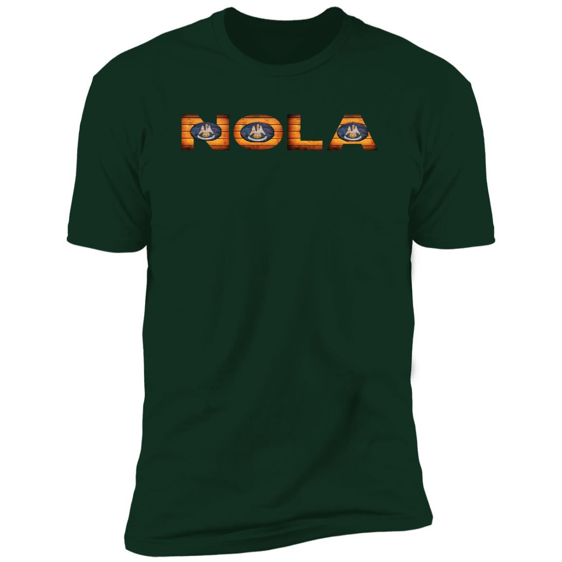 New Orleans Vintage Wooden Font Premium Unisex T-shirt
