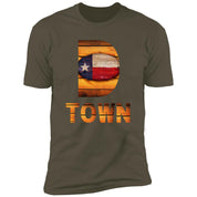 Dallas Vintage Wooden Letters Premium Unisex T-shirt