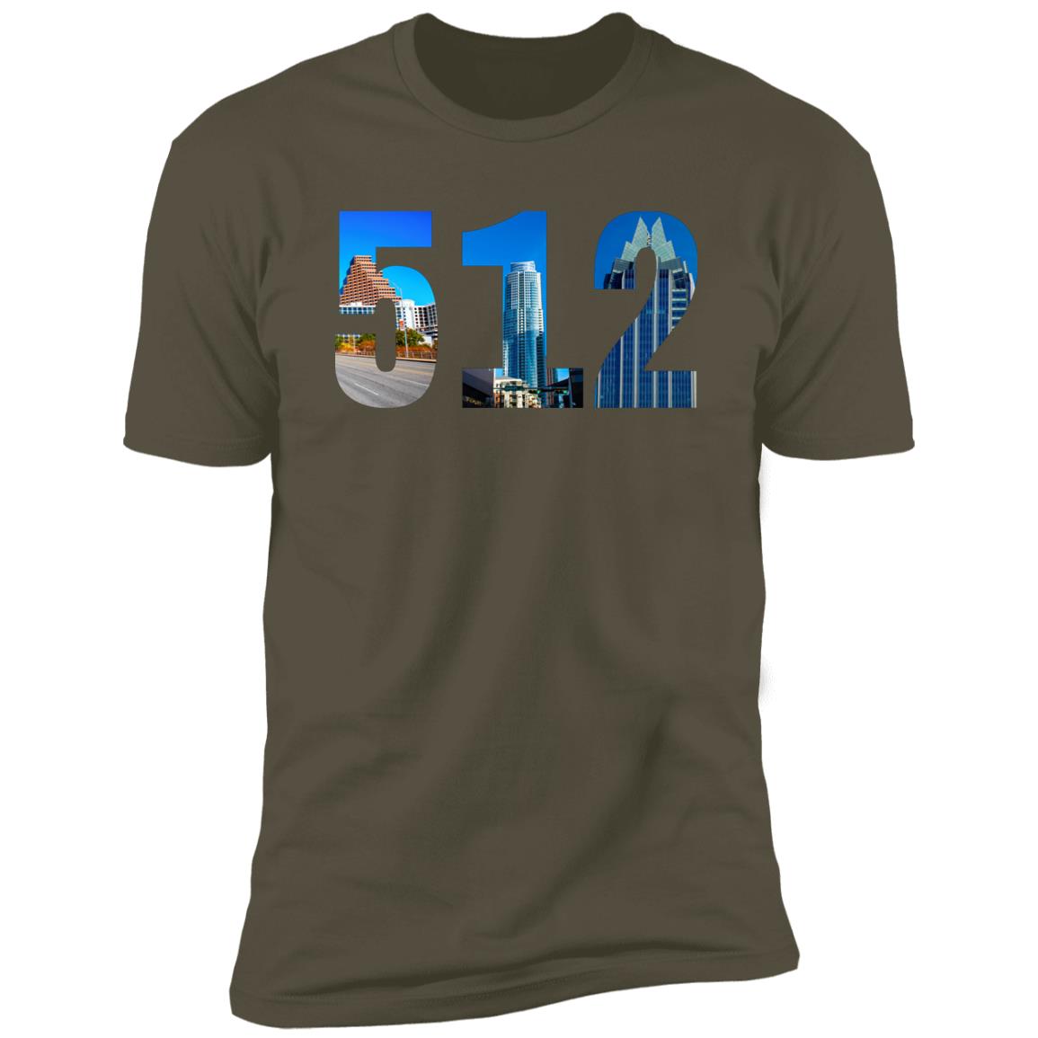 Austin 512 Skyline Premium Unisex T-shirt