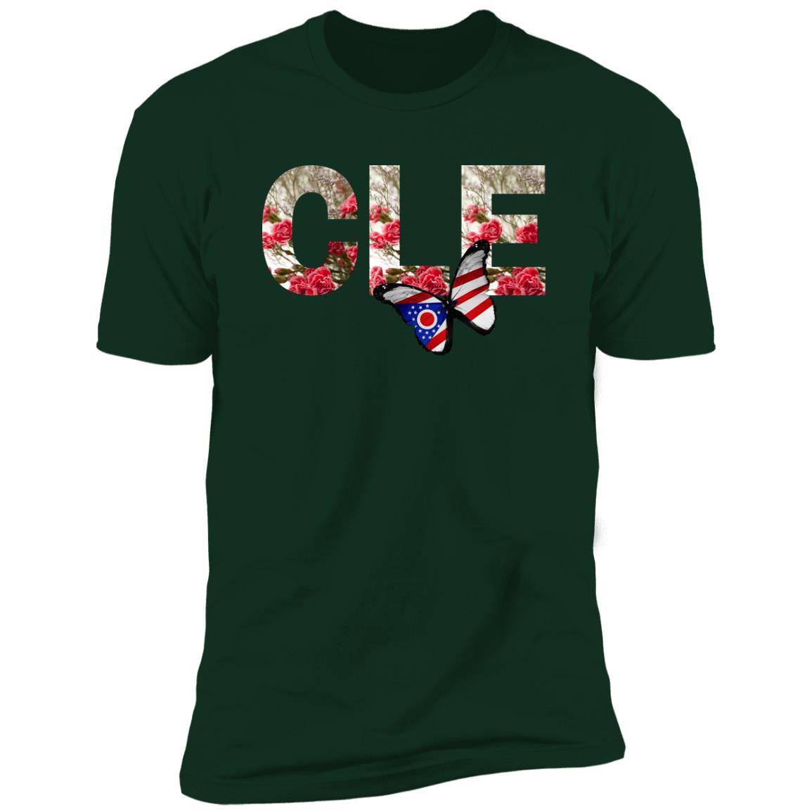 Cleveland "Red Carnation Font" Premium Unisex T-shirt