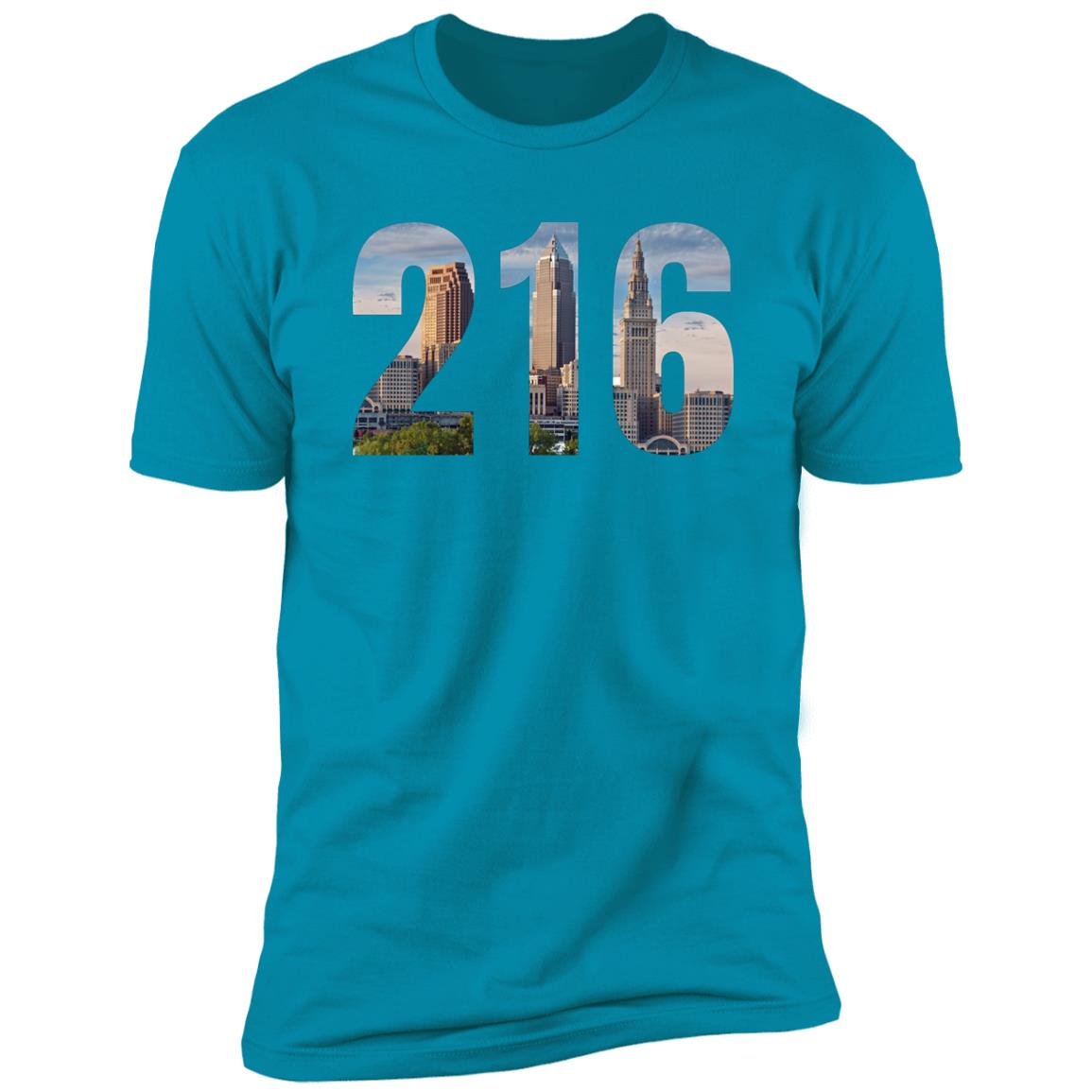 Cleveland 216 Skyline Premium Unisex T-shirt