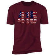San Francisco 415 US Flag Bricky Font Premium Unisex T-shirt