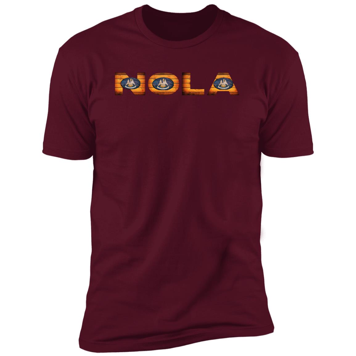 New Orleans Vintage Wooden Font Premium Unisex T-shirt