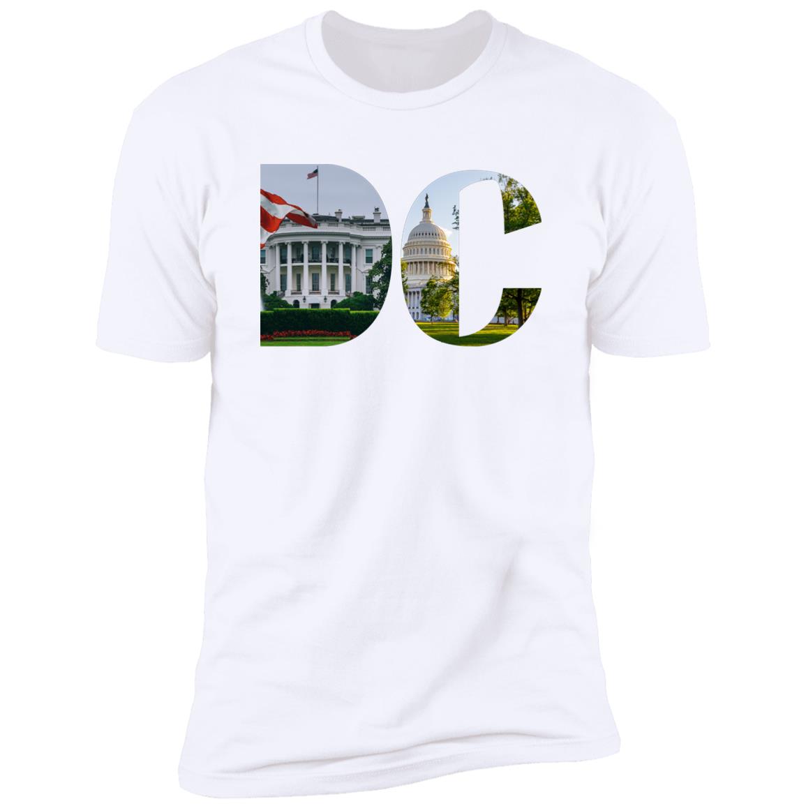 Washington DC Landmarks Premium Unisex T-shirt