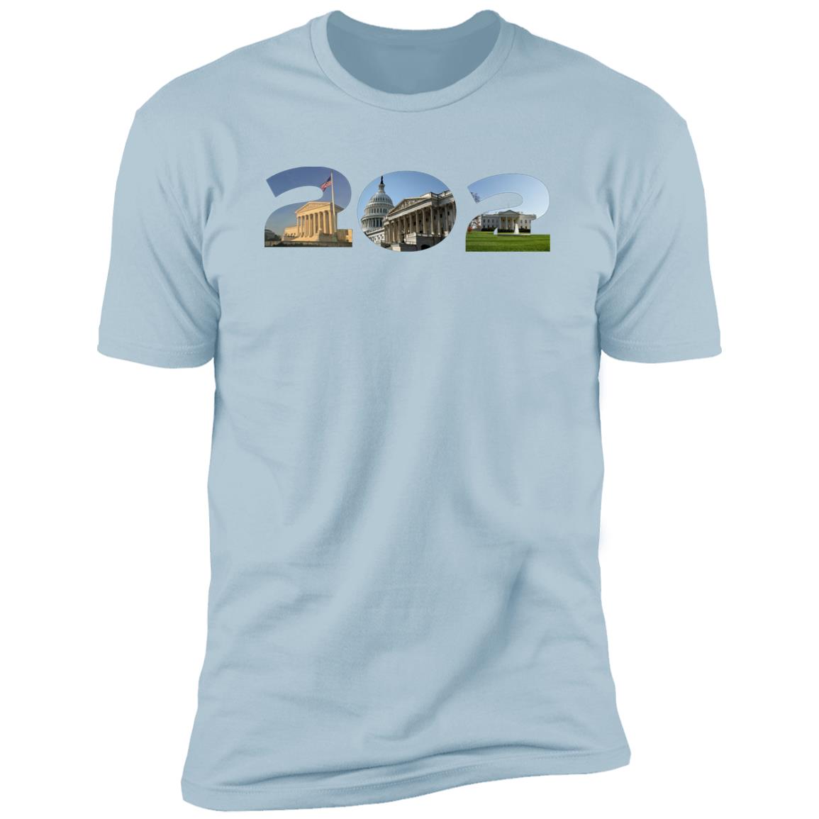Washington DC 202 Landmarks Premium Unisex T-shirt