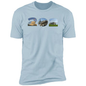 Washington DC 202 Landmarks Premium Unisex T-shirt